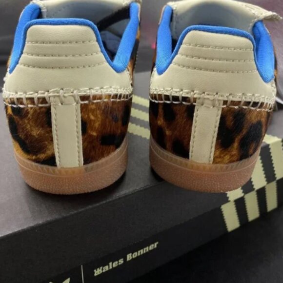 Wales Bonner Adidas Leopard Print Women's Sneakers Sz 7 1/2. TOO CUTE! - Picture 6 of 7